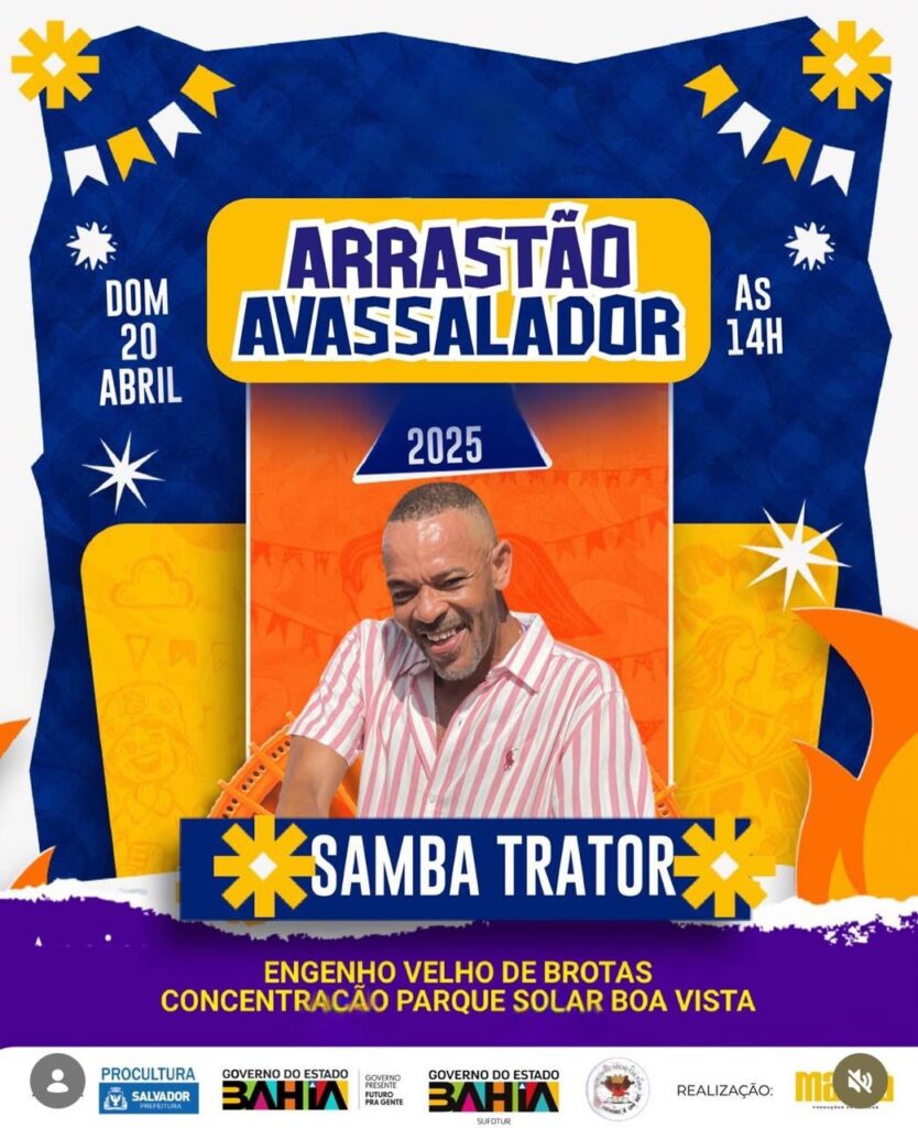 Arrastão Avassalador agita o Engenho Velho de Brotas no Domingo de Páscoa